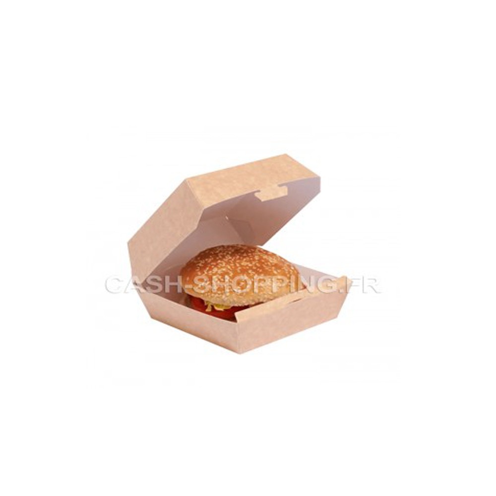 Boite burger - kraft - 9.8 cm